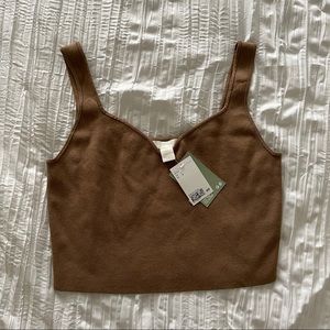 H&M Sweetheart Crop Top